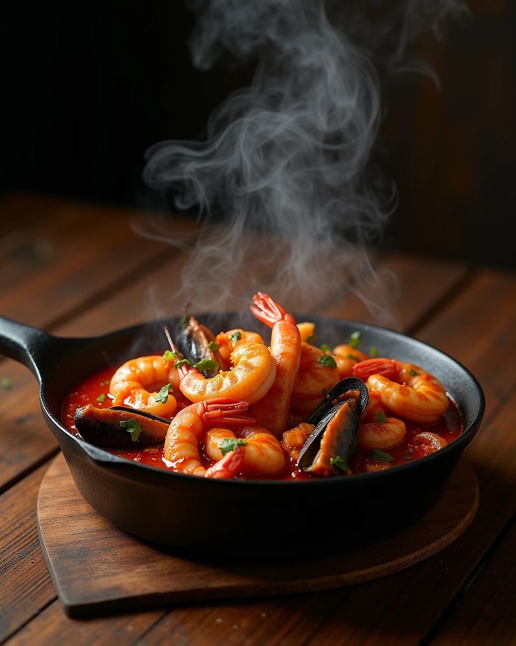 Volcano seafood